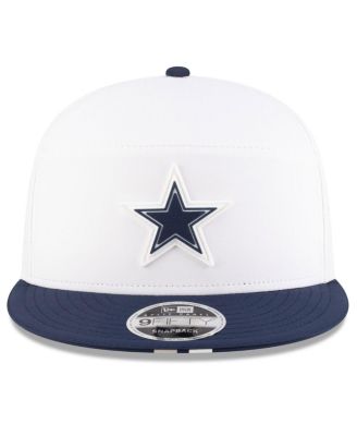 Men's White/Navy Dallas Cowboys 2025 NFL Training Camp Split Panel 9FIFTY Snapback Hat
