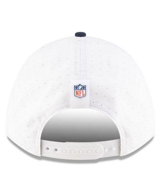 Men's White/Navy Dallas Cowboys 2025 NFL Training Camp A-Frame 9FORTY Adjustable Hat
