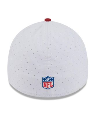 Men's White/Cardinal Arizona Cardinals 2025 NFL Training Camp 39THIRTY Flex Hat