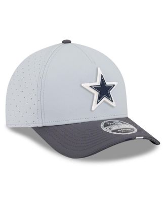 Men's Gray/Graphite Dallas Cowboys 2025 NFL Training Camp A-Frame 9FORTY Adjustable Hat