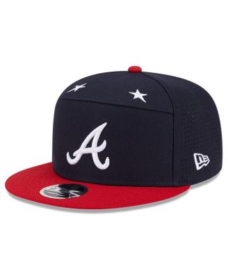 Men's Navy/Red Atlanta Braves 2025 MLB All-Star Game Side Patch 9FIFTY Snapback Hat