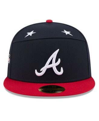 Men's Navy/Red Atlanta Braves 2025 MLB All-Star Game Side Patch 59FIFTY Fitted Hat