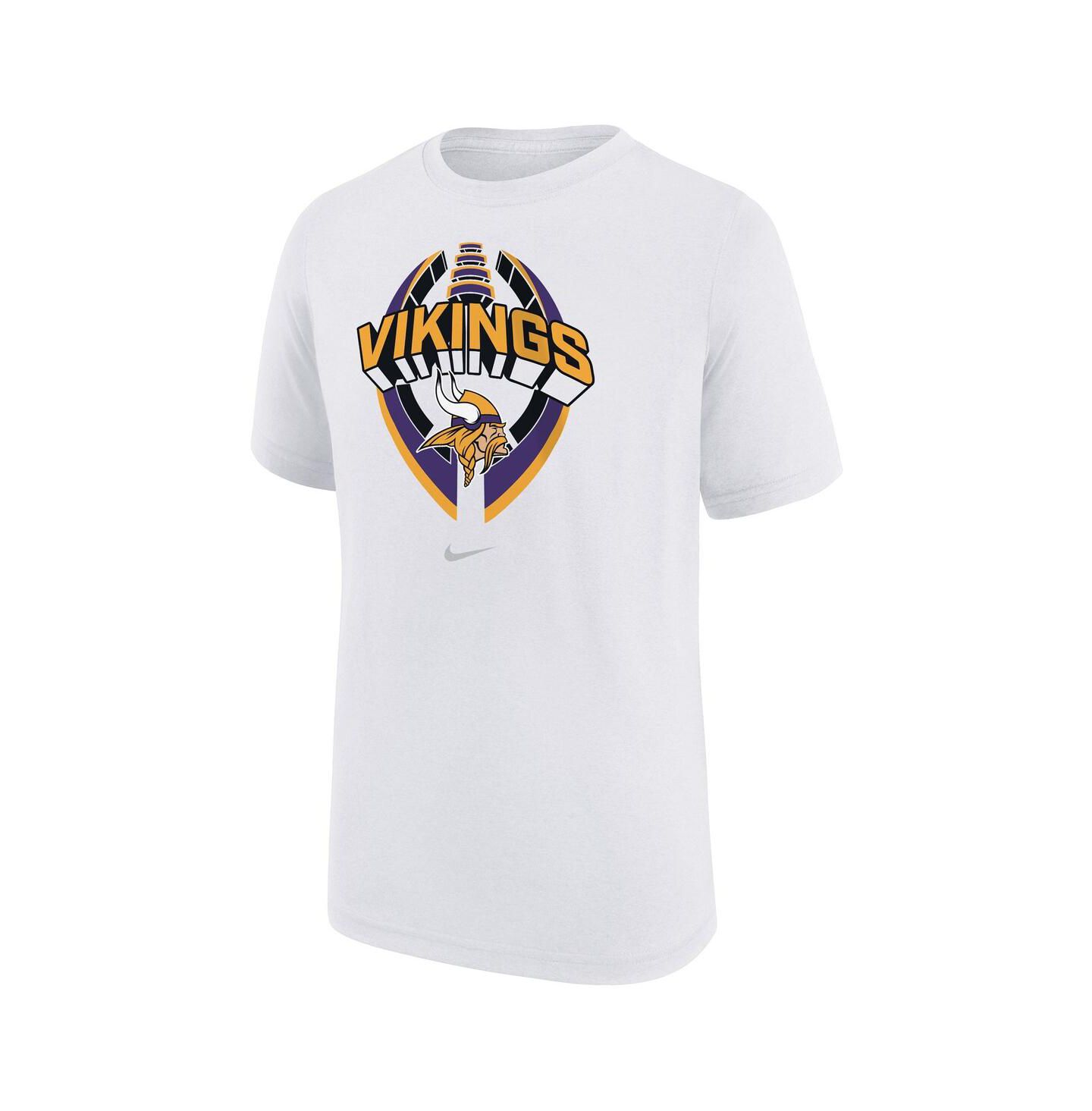 Детская футболка Nike White Minnesota Vikings Icon Legend — фото 2