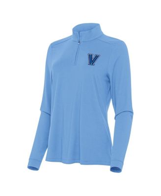Antigua - Women's Powder Blue Villanova Wildcats Intent Quarter-Zip Top