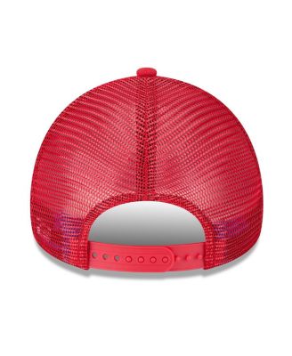 Men's Red Washington Nationals 2025 Big League Chew A-Frame 9FORTY Adjustable Trucker Hat