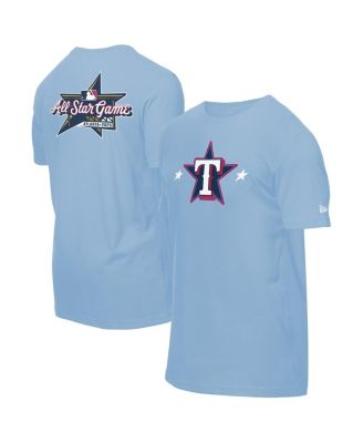 New Era - Men's Light Blue Texas Rangers 2025 MLB All-Star Game Workout T-Shirt