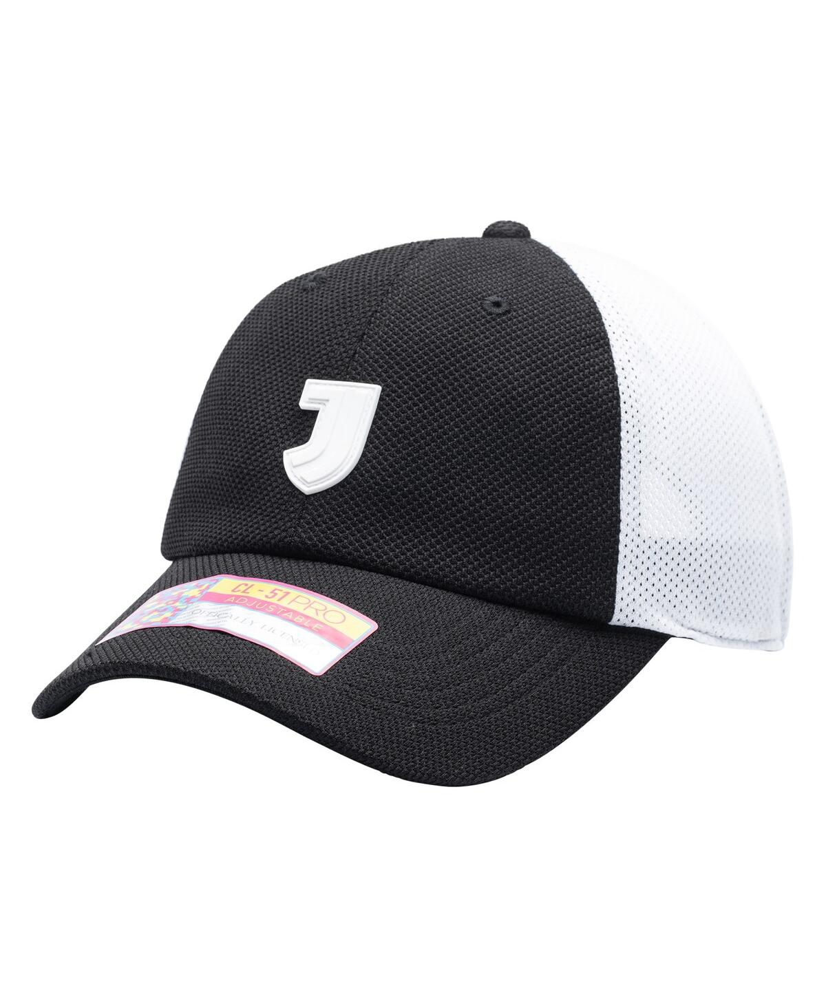 Men's and Women's Black Juventus Ace Classic Adjustable Hat - Black