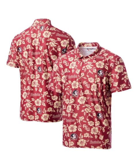 Мужское поло Reyn Spooner Garnet Florida State Seminoles Performance Polo Shirt