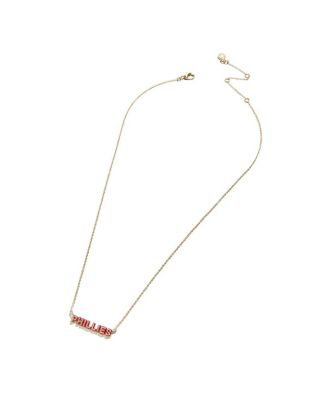 WEAR by Erin Andrews - Philadelphia Phillies Delicate Enamel Necklace
