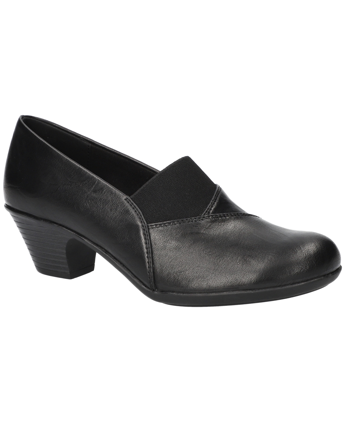 Women's Fondly Block-Heel Slip-On Shooties - Grey
