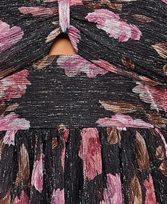 Juniors' Off-The-Shoulder Tiered Fit & Flare Dress