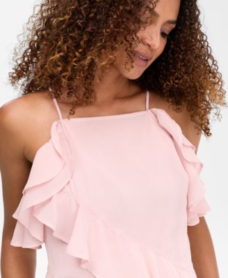 Women's Ruffle-Trim Apron-Neck Tank, Macy's Exclusive