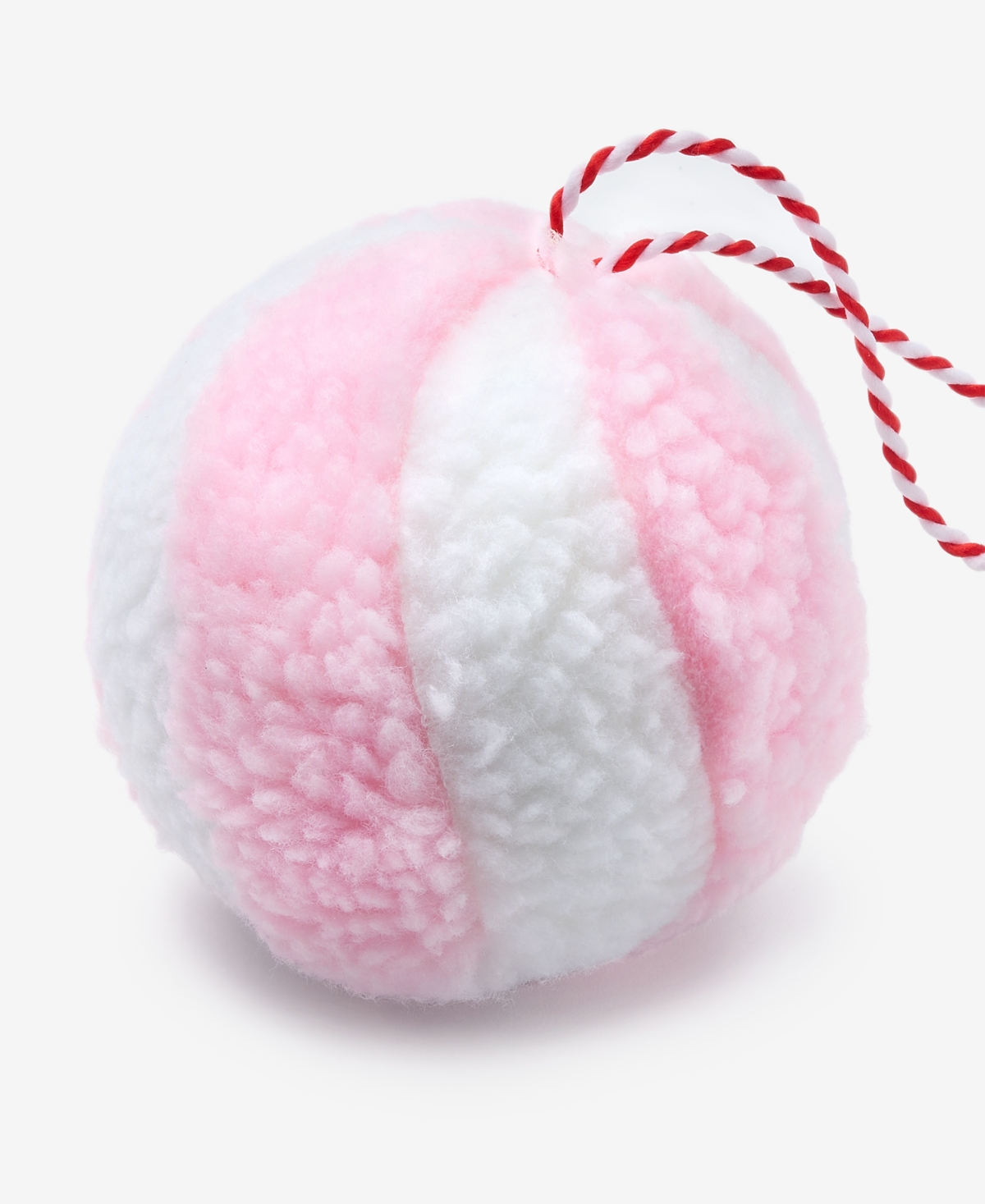 Holiday Lane Sugar Plum Peppermint Ball Ornament, Macy's Exclusive In Transparent
