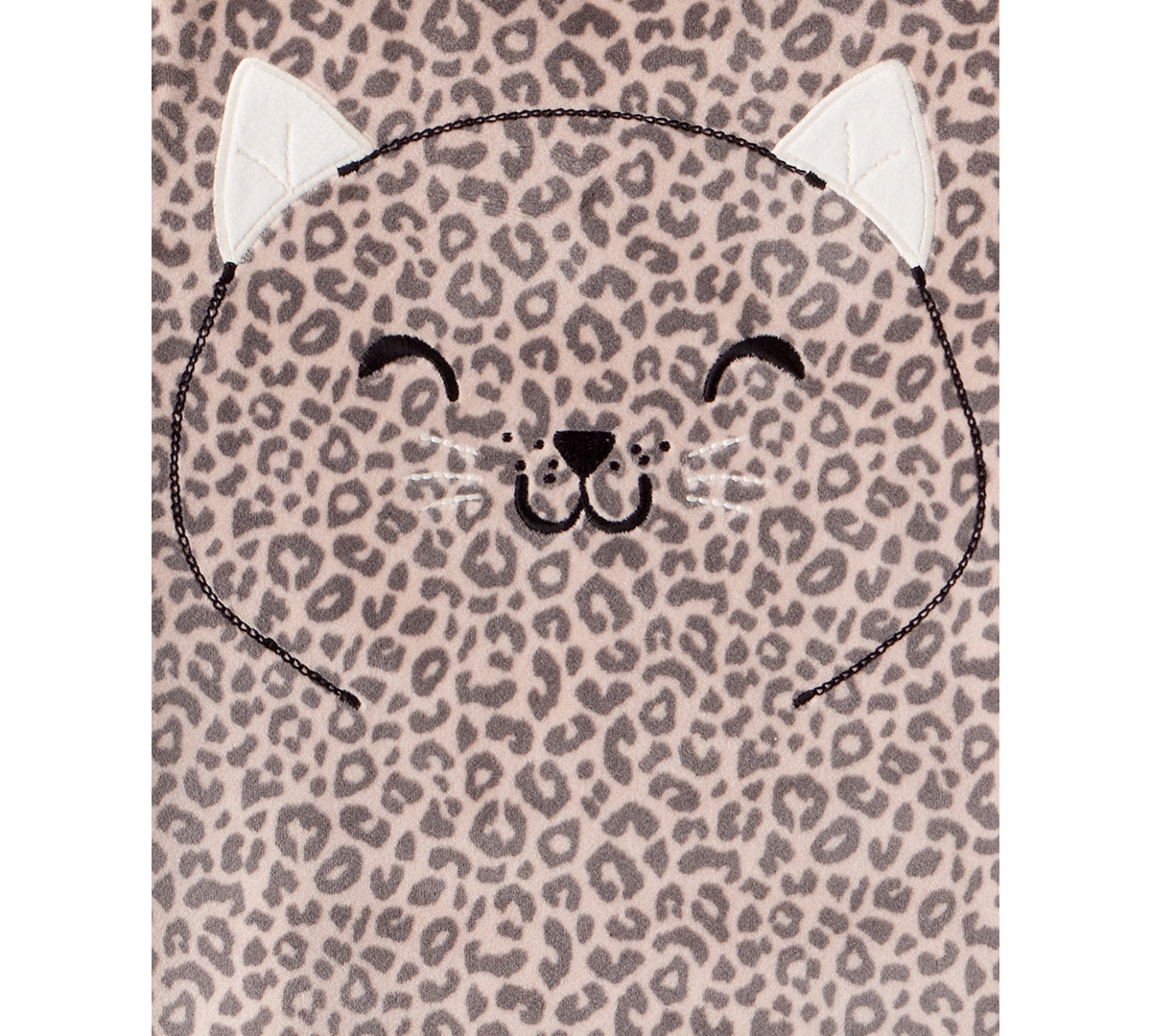 Carter's Toddler Girls Cheetah-Leopard-Print Velour Long-Sleeve 2-Piece Pajamas