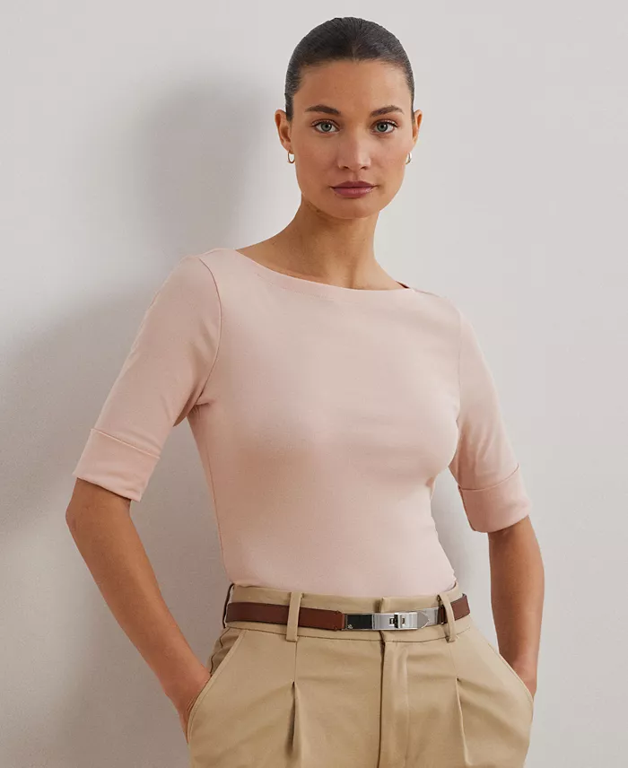 Stretch Boatneck Top - thumbnail 9