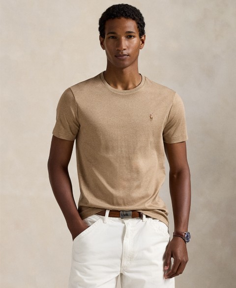 Мужские футболки Polo Ralph Lauren Men's Custom Slim-Fit Soft Cotton T-Shirt