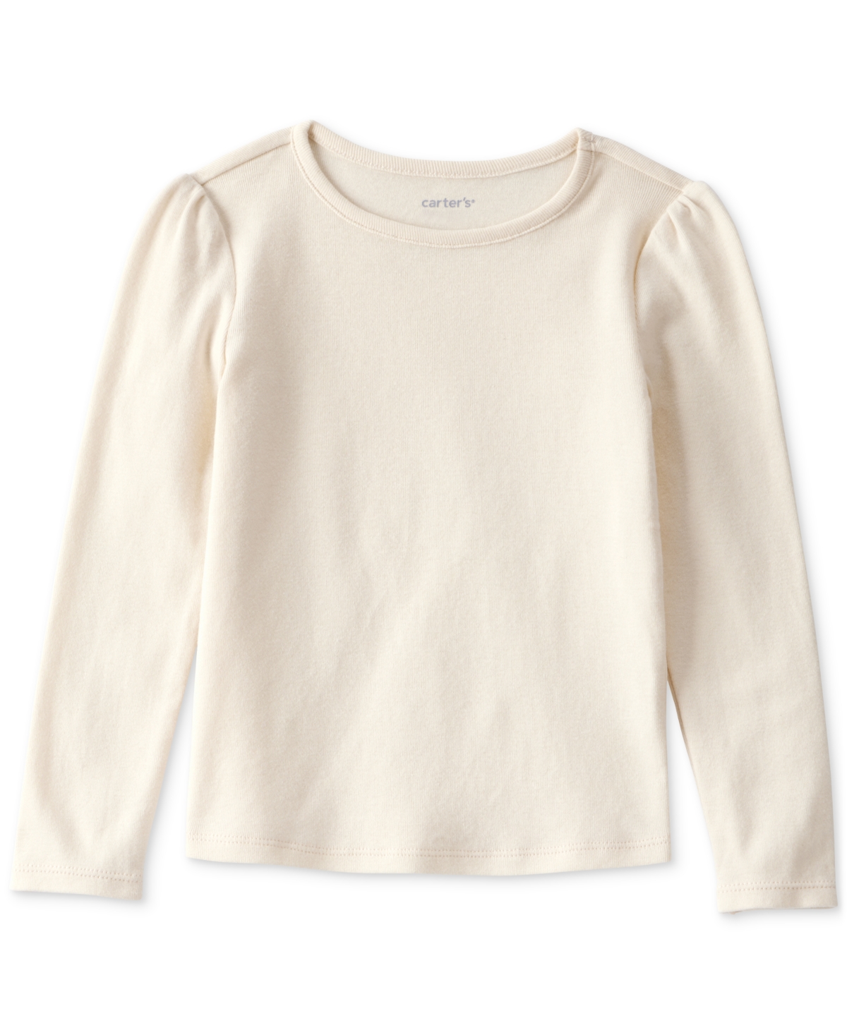 Carter's Toddler Girls Cotton Long-sleeve Top & Leopard-print Dress, 2 Piece Set In Animal Print