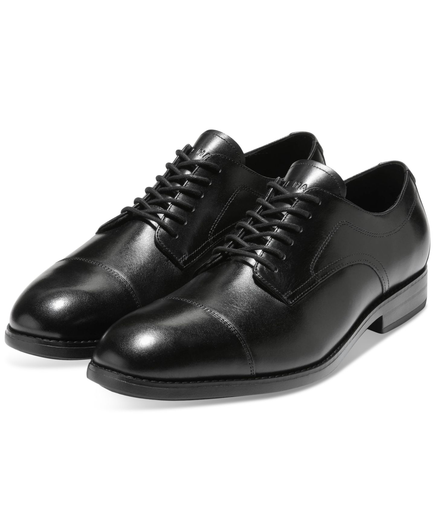 Мужские туфли-оксфорды Cole Haan Harmon Grand с носком кап-тоу, цвет: Чёрный — фото 8
