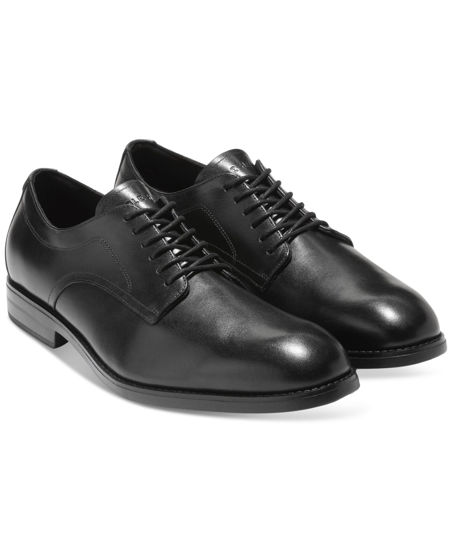 Обувь Cole Haan Men's Harmon Grand Plain Toe Oxfords, цвет: Чёрный — фото 9