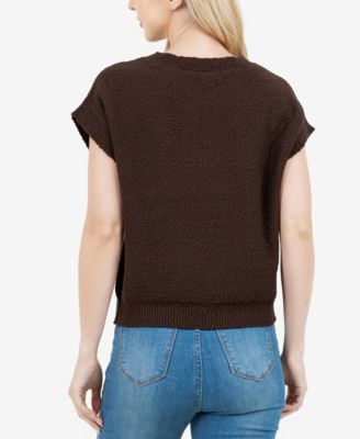 Women's Nubby Sleeveless Sweater