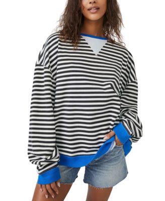 Free People - Women's Classic Striped Crewneck Top