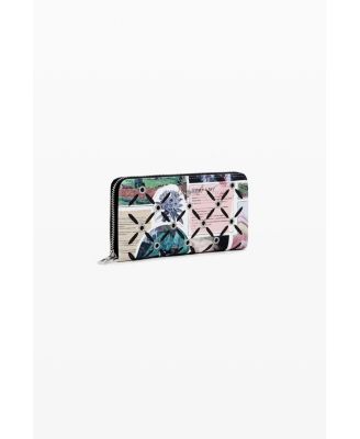 Women's Large cut-out collage wallet