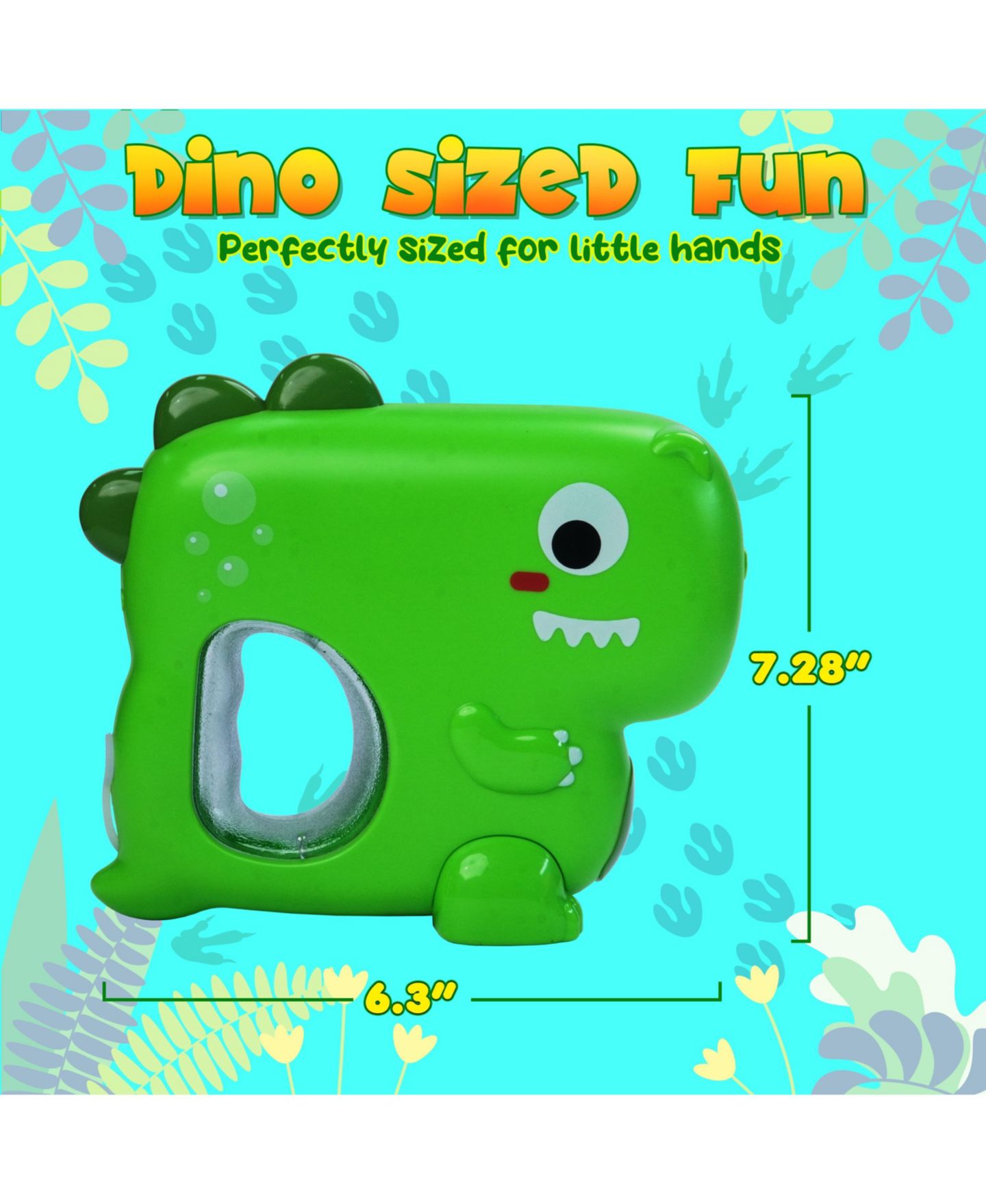 Детские игрушки USA Toyz Soak-A-Saurus Electric Rechargeable Water Blaster, Ages 3+, 2-Piece Set — фото 3