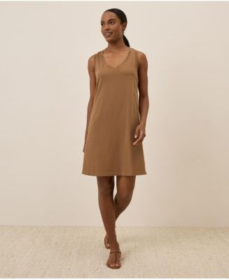 Pact Women's Organic Cotton Softspun A-Line Tank Dress - Macy's