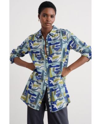 Women's Wren Button Up Flutter Shirt