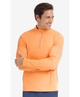Men's UPF 50+ Sun Protective Mock Zip Top
