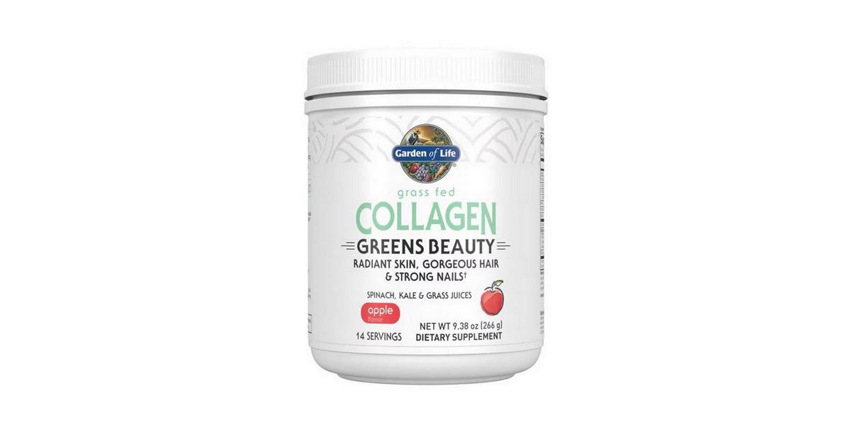 Collagen Greens Beauty Powder, Apple, 266 Grams
