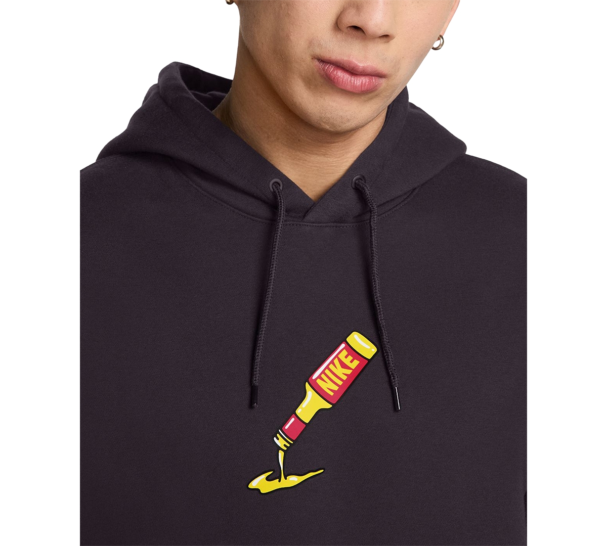 Nike Men's  Sportswear Club Pullover Fleece Hoodie In Black