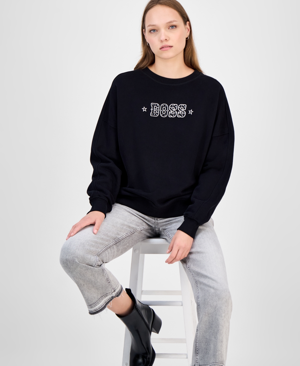 Boss Orange Women's Star Logo Sweatshirt