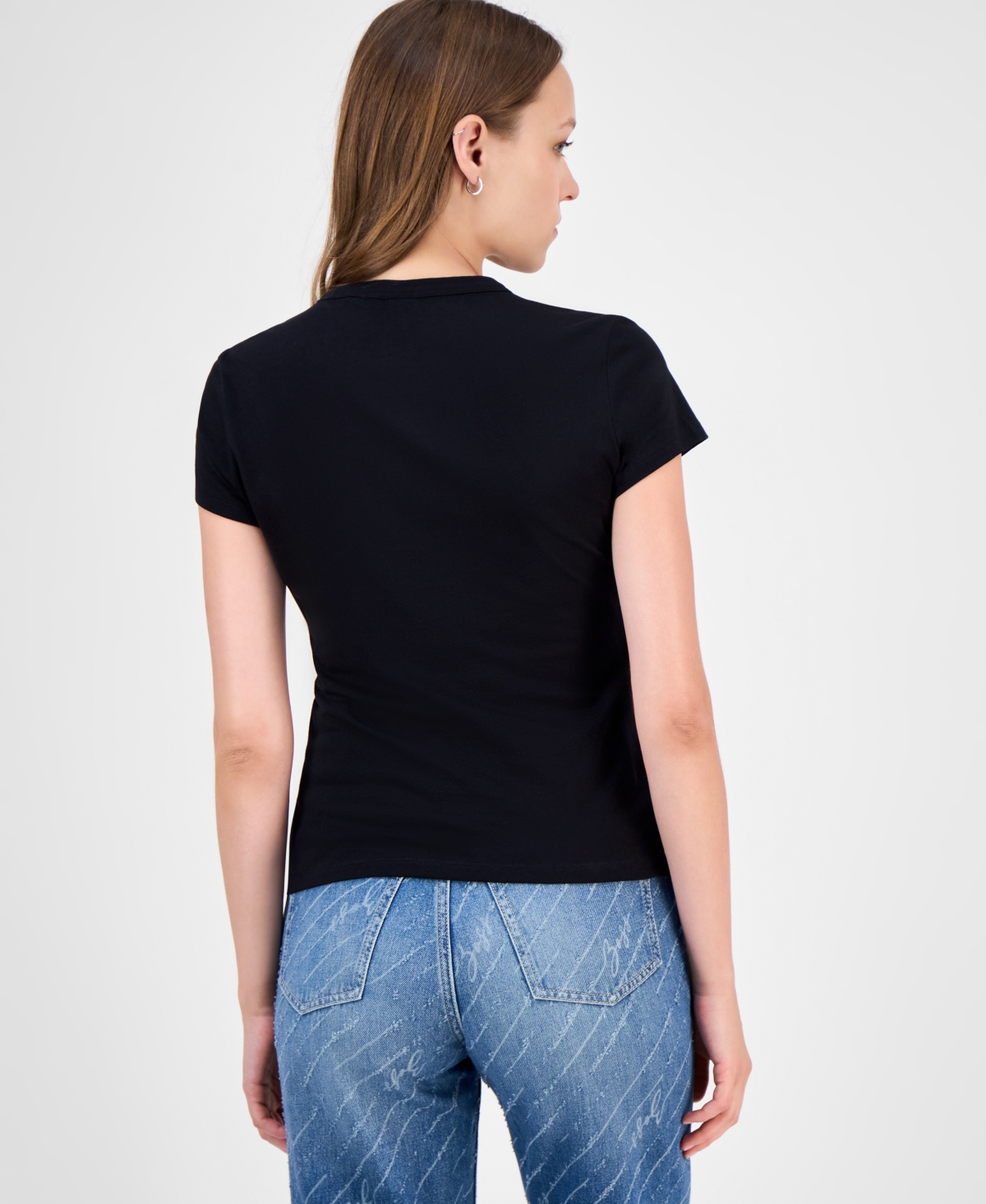 Hugo Boss Boss Women's Star Graphic T-shirt In Black