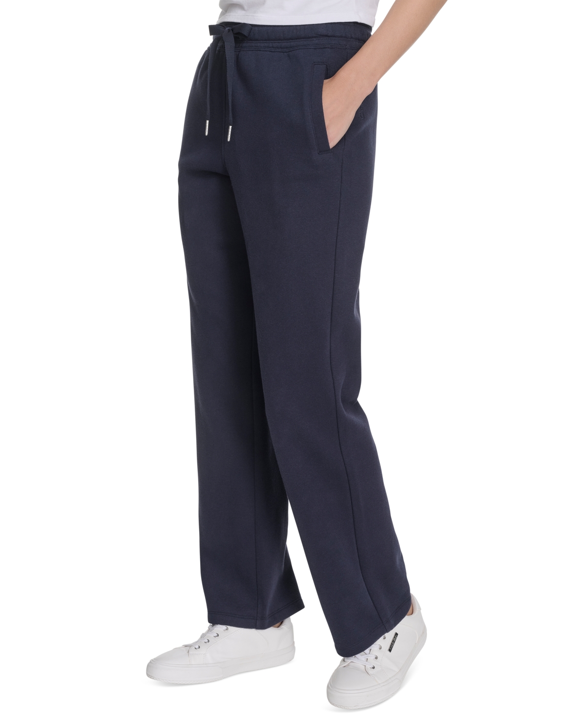 Calvin Klein Performance Women's High-waist Relaxed Sweatpants In Blue