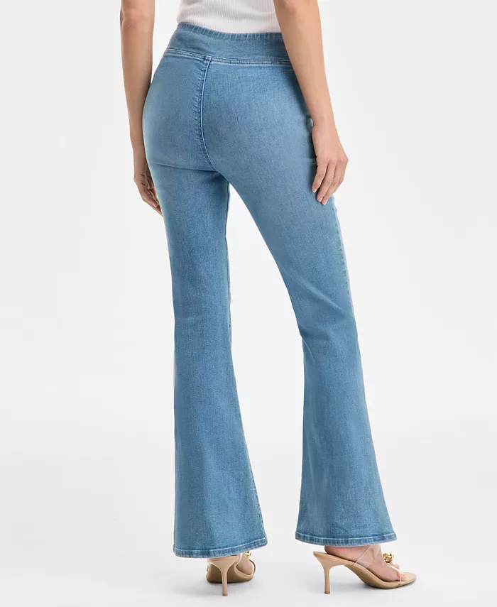 Women's High-Rise Pull-On Flare-Leg Jeans - thumbnail 7