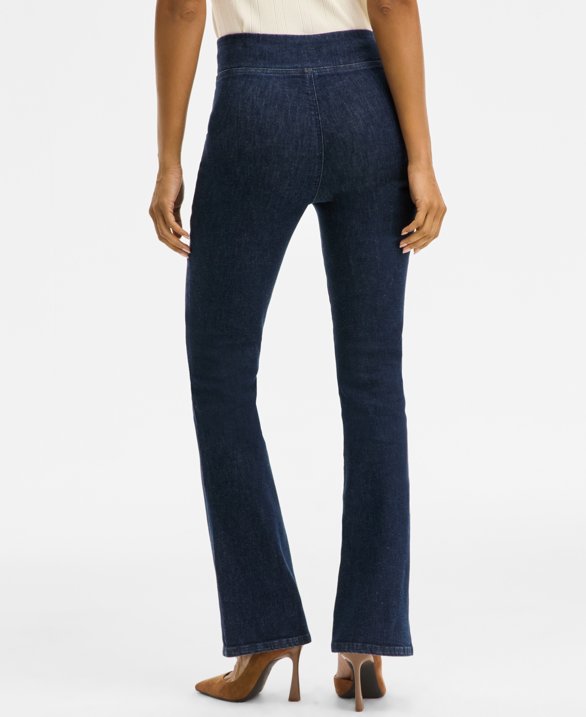 Inc International Concepts Women's High-rise Pull-on Bootcut Jeans, Macy's Exclusive In Blue