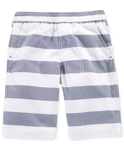 Epic Threads Little Boys' Rugby Stripes Shorts, Only at Macy's