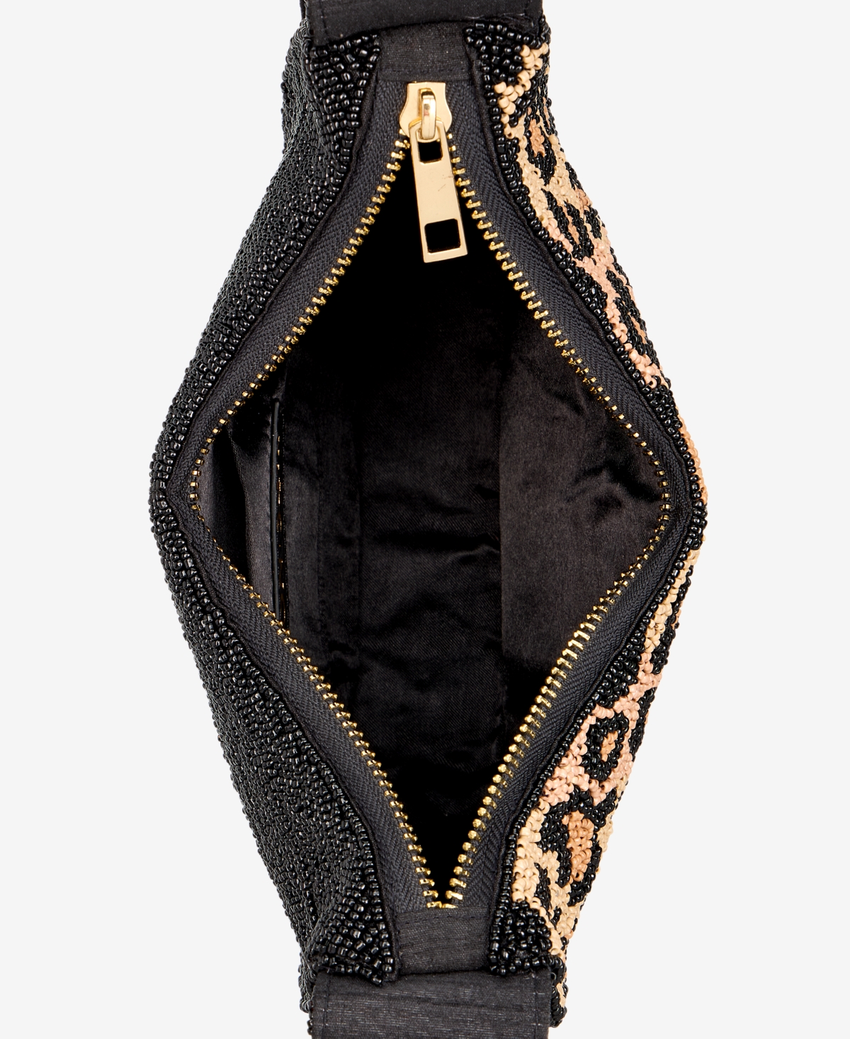On 34th Beaded Half Moon Shoulder Bag, Macy's Exclusive In Brown