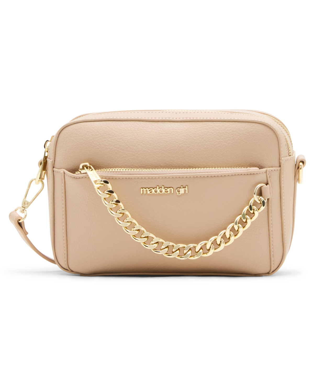 Madden Girl Tara Zipper Crossbody Camera Bag