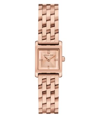 Michael Kors Women's Georgie Two-Hand Rose Gold-Tone Stainless