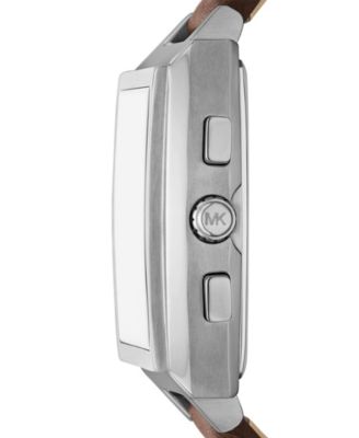 Men's&nbsp;Rhys Chronograph Brown Leather Watch, 41mm