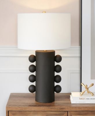 Jurrah 26.75" Ceramic Table Lamp with Fabric Shade