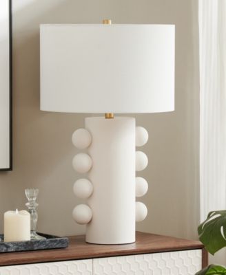 Jurrah 26.75" Ceramic Table Lamp with Fabric Shade