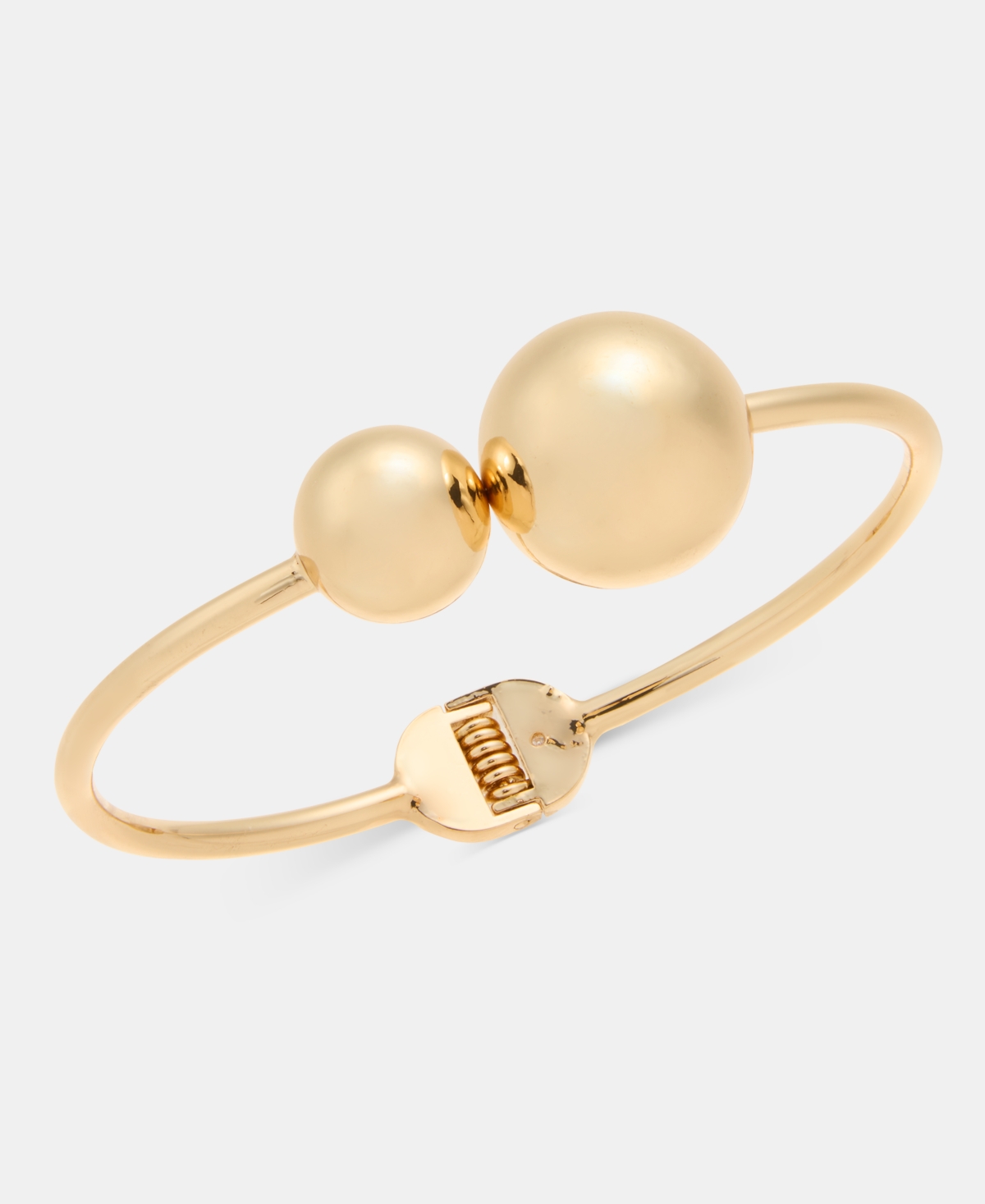 Inc International Concepts Gold-tone Beaded Cuff Bracelet, Macy's Exclusive In Gold