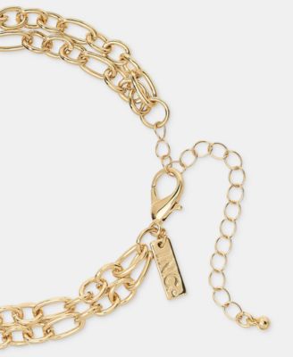 Disc Charm Layered Lariat Necklace, 16" + 3" extender, Macy’s Exclusive