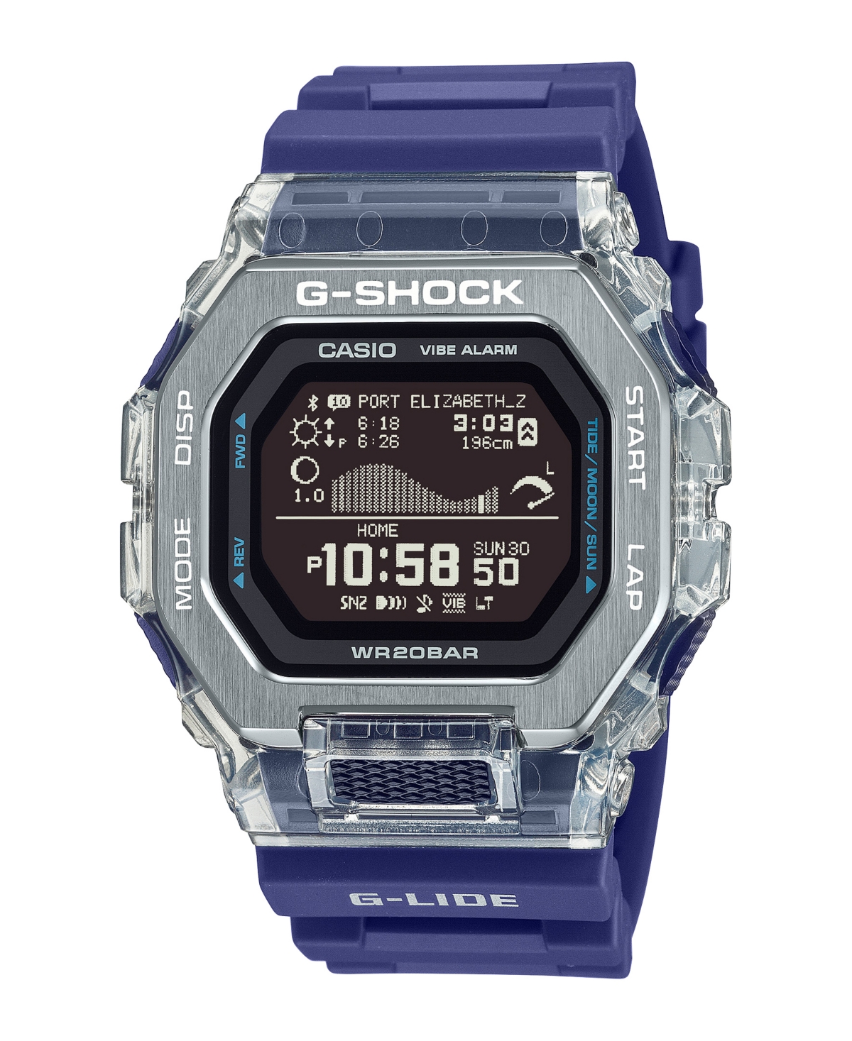 G-Shock Men's Blue Resin Watch, 46mm