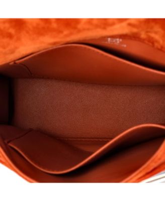 Pre-Owned Hermes Mini Verrou Chaine Bag Doblis Suede