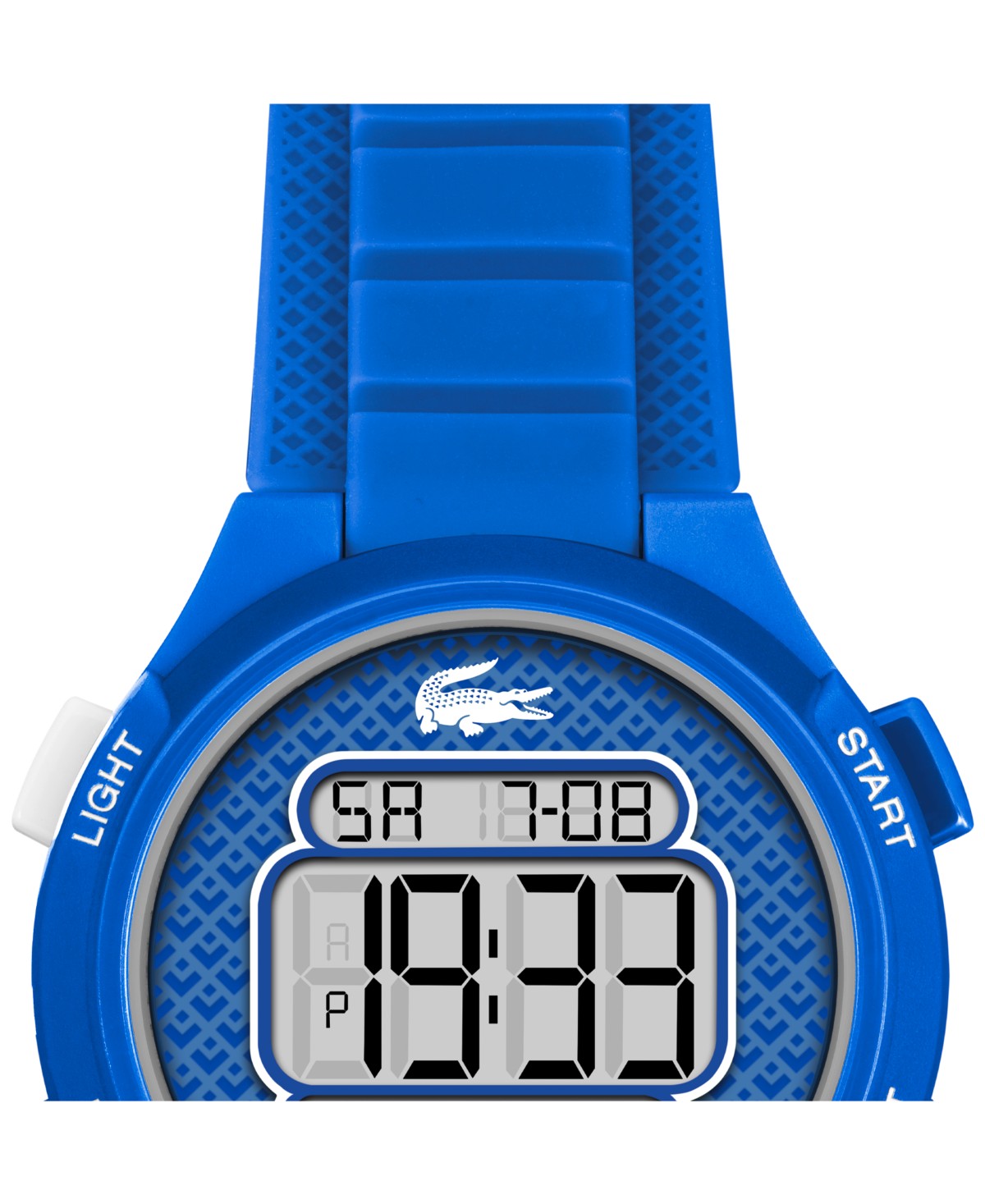 Детские Lacoste Kid's LC33 Blue Silicone Strap Watch, 32.6mm — фото 1