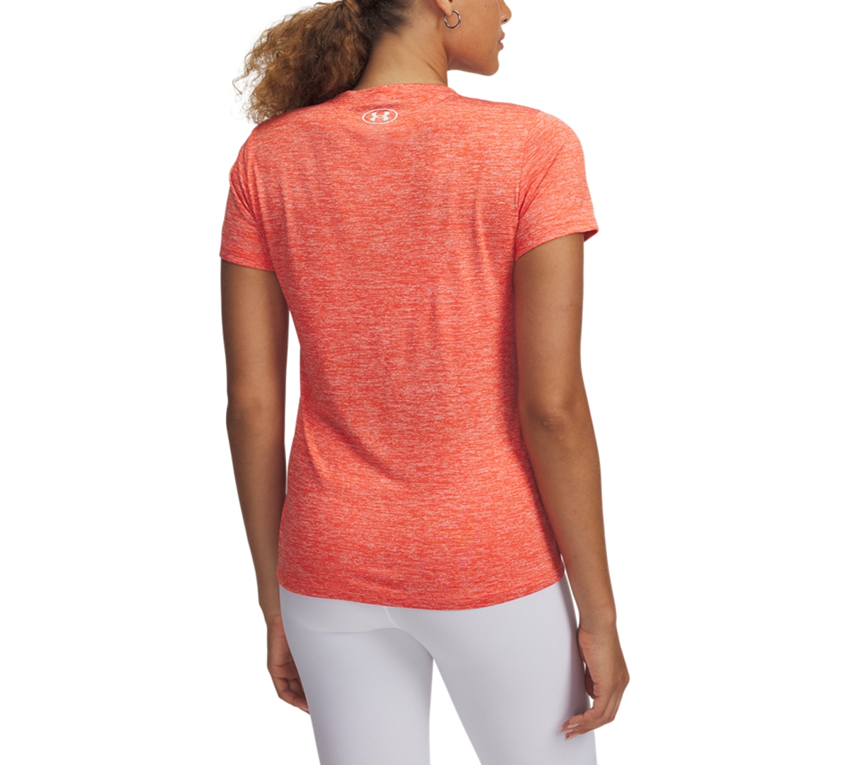 Under Armour Women's Twist Tech V-neck Short-sleeve Top In Orange